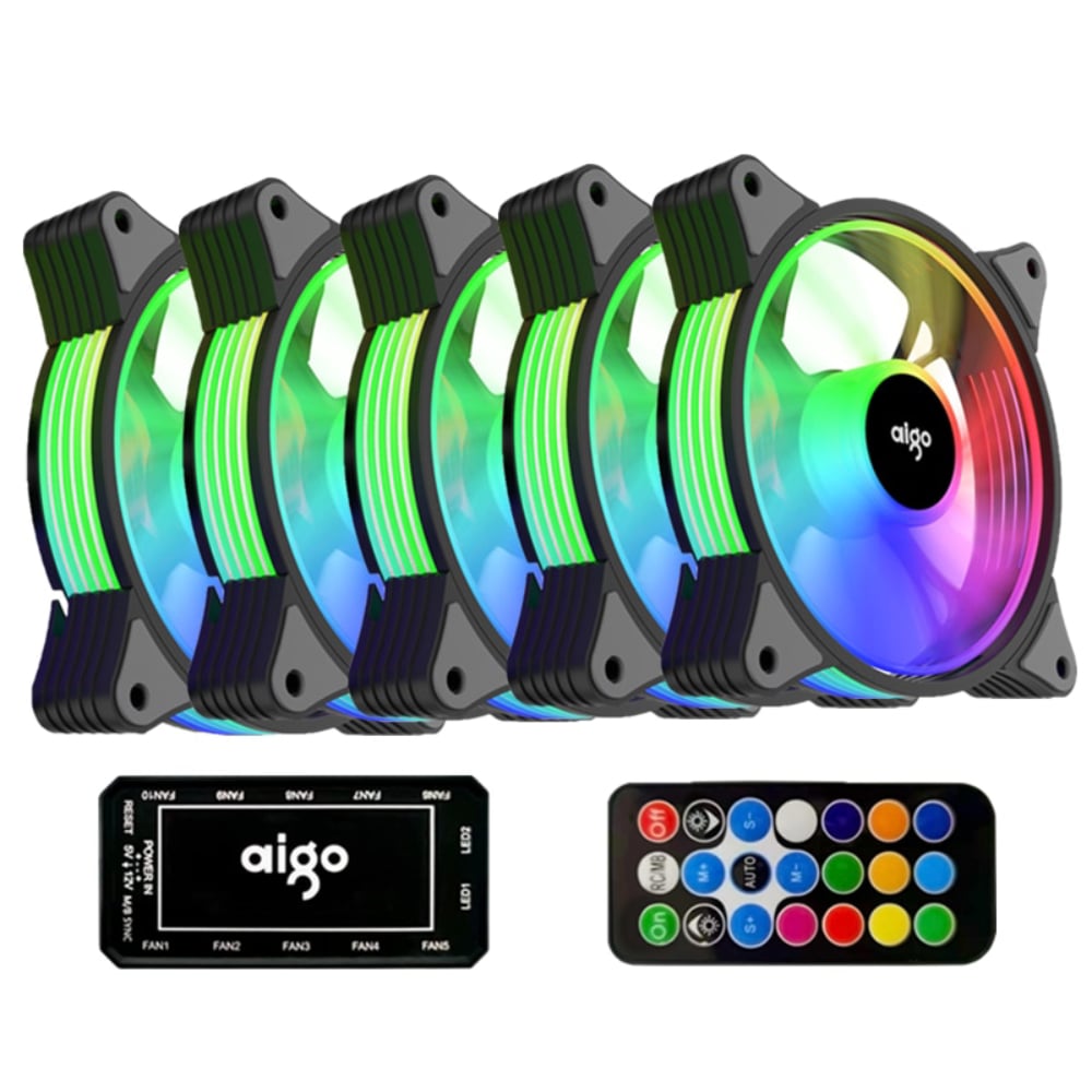 Aigo AR12 RGB 5x Fan Pack