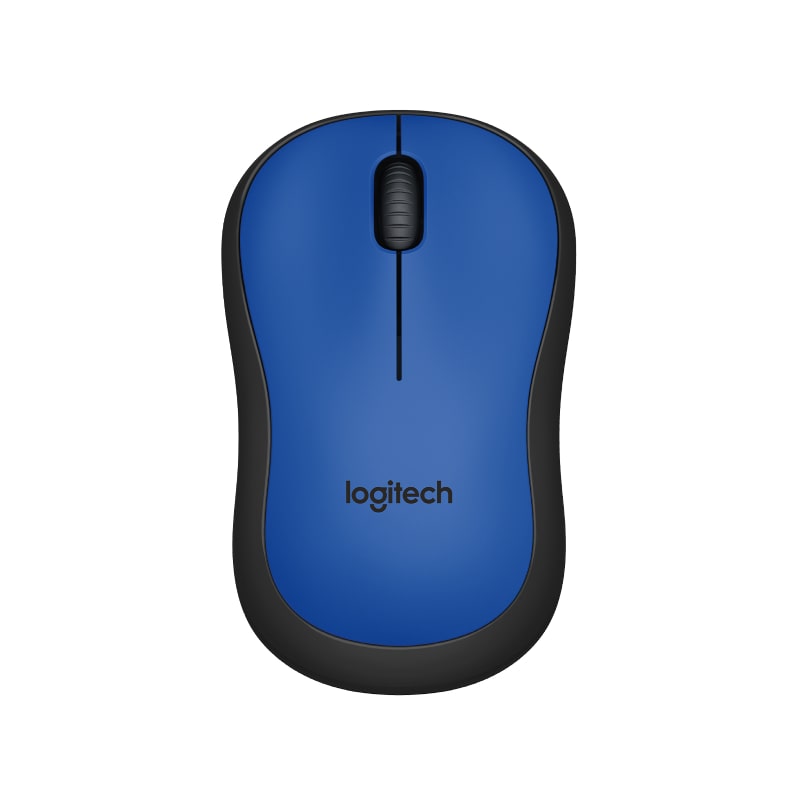 Logitech M221 Silent Wireless Mouse – Blue