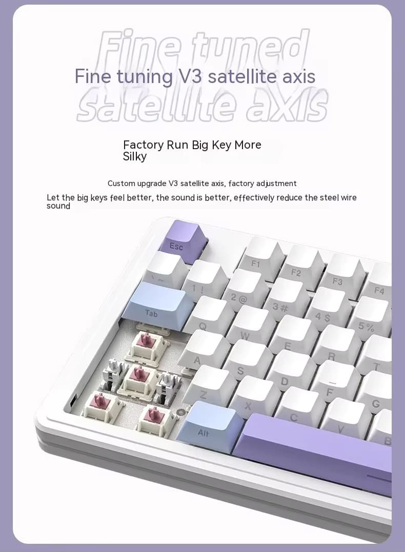 SAMA XINMENG M87 Pro V2 Tri-Mode Gasket Mechanical Keyboard Oerview